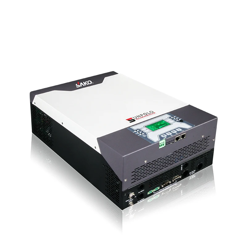 Hybrid on grid 5KW inverter WIFI Function 48V 230V solar inverter 100A MPPT controller built in for 10KW solar system