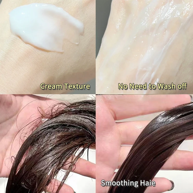 TWG No Wash Hair Serum for Permed Damaged after Styling Hair Mask Lotion Repairing Hair Serum