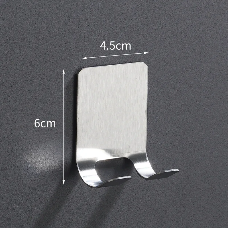 Wall Mounted Stainless Steel Shaver Rack Adhesive Functional Scraper Holder Designed Scratch-Free Design Welcome