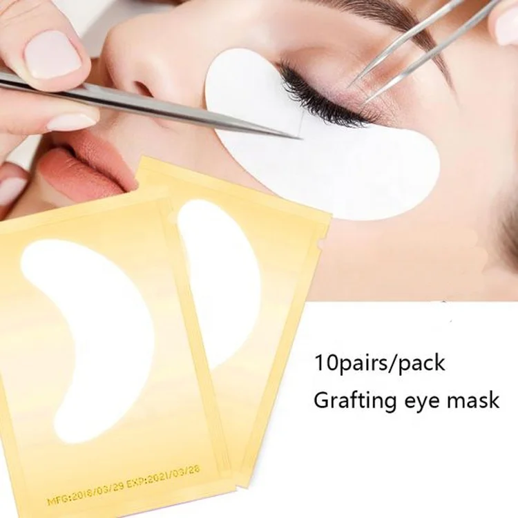 Custom oem under eye glitter pads private label pink