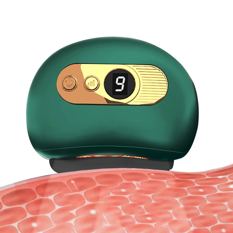 Wh-101 New Products Amazon Hot Sale Face Massager Electric Heated Gua Sha Facial Tools with Vibration