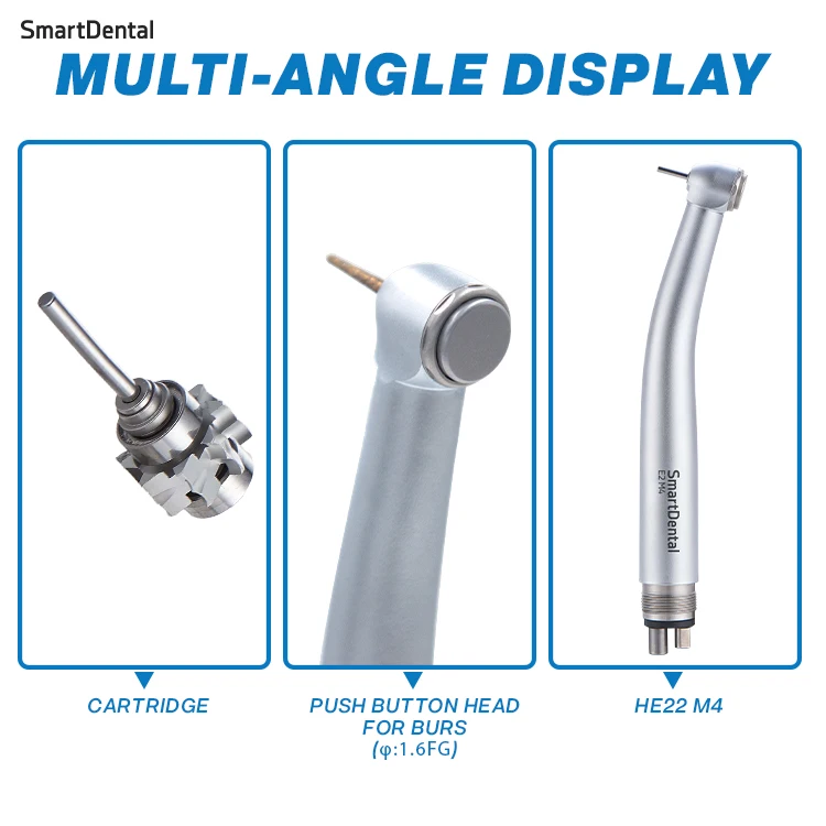 Push button surgical handpiece dental fast handpiece single spray water 4 hole dental high speed handpiece