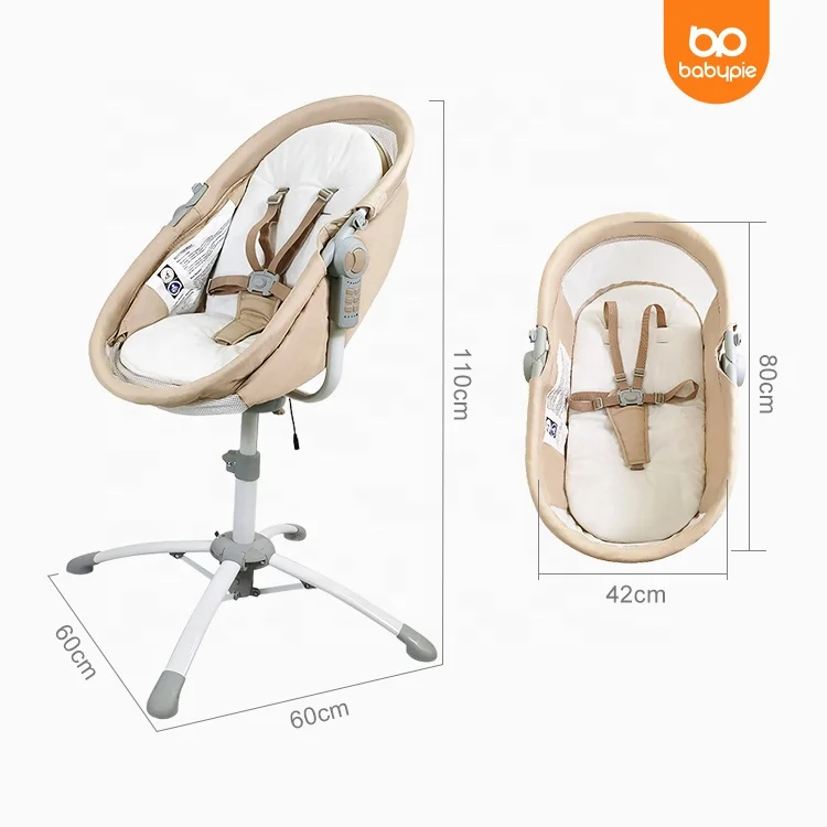 Wholesale Automatic Baby Cradle Crib Infant Bassinet Rocking Chair Luxury Baby Rocker Electric Baby Swing Bed For Newborn