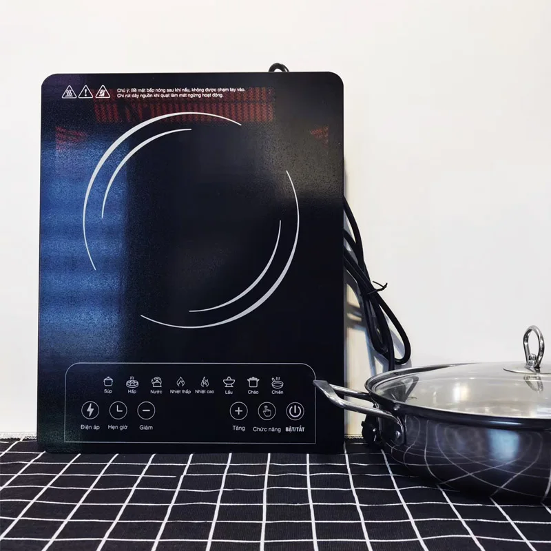 Multifunction Smart Appliances Touch Screen Control Induction Cooker For Pure Copper Coils