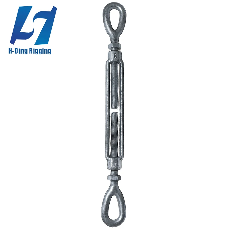 Wholesale high quality rigging hardware items heavy duty forged carbon US type turnbuckles with hook eye jaw hook&eye eye&jaw