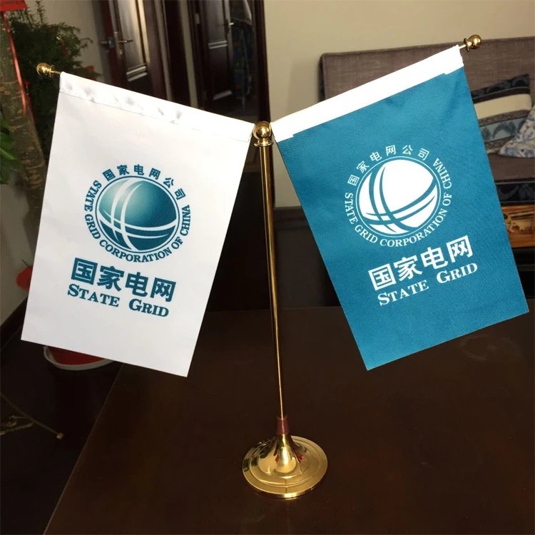 Mini Office World Flag Table Pole Decoration Countries Custom Desk Flag