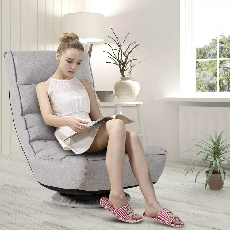 360 degree rotation 4-position adjustable folding cushioned  330  pound spring support sofa Game Chair