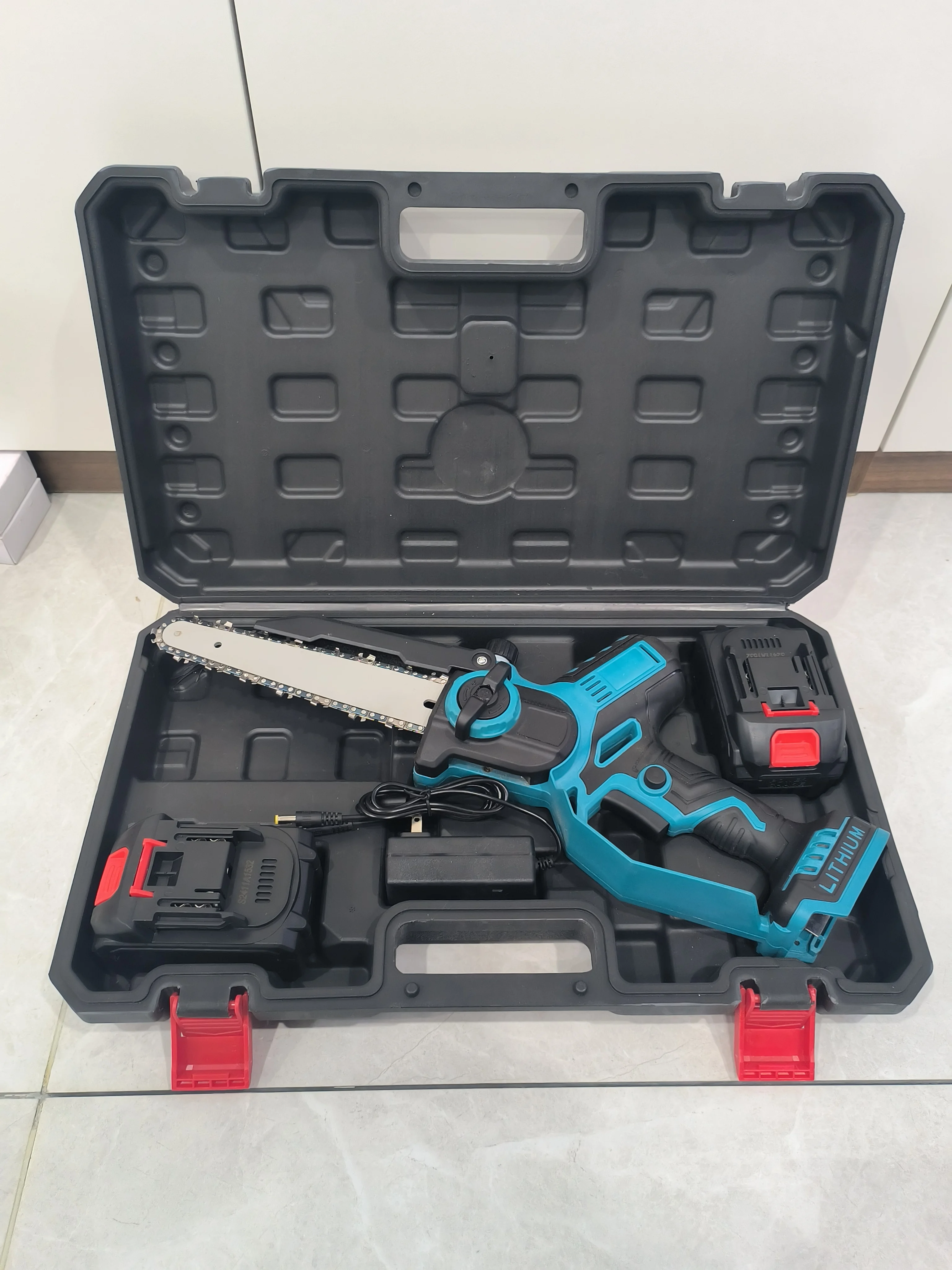 21v cordless chainsaw brushless 8inch electric chainsaw wood cutting tools