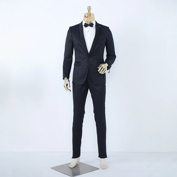 
2020 Autumn New Tr Fabric Men Tuxedo Suit Plain 2 Pieces Suit High Quality 
