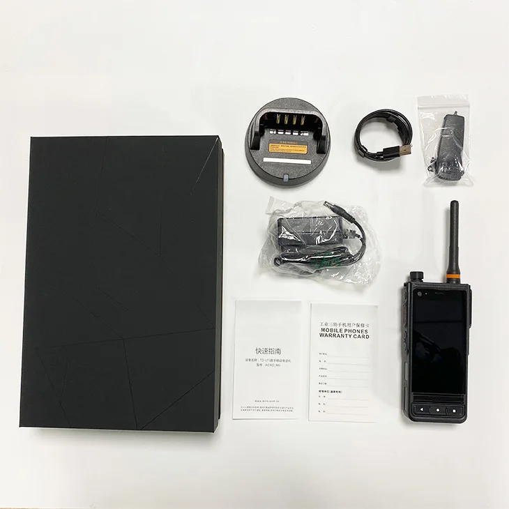 Waterproof Android 10 smartphone drm-walkie-talkie 4G two way radio used walkie talkie with sim card talkie walkie