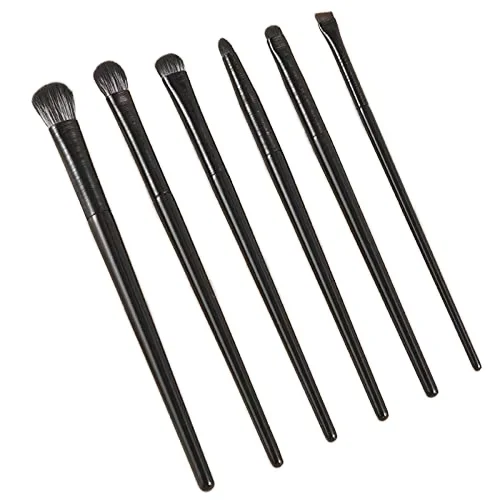 BEILI Makeup Brushes with Wood Handle and Synthetic Black Eye Brow Comb for Foundation Single Private Label Eye Brow Combs