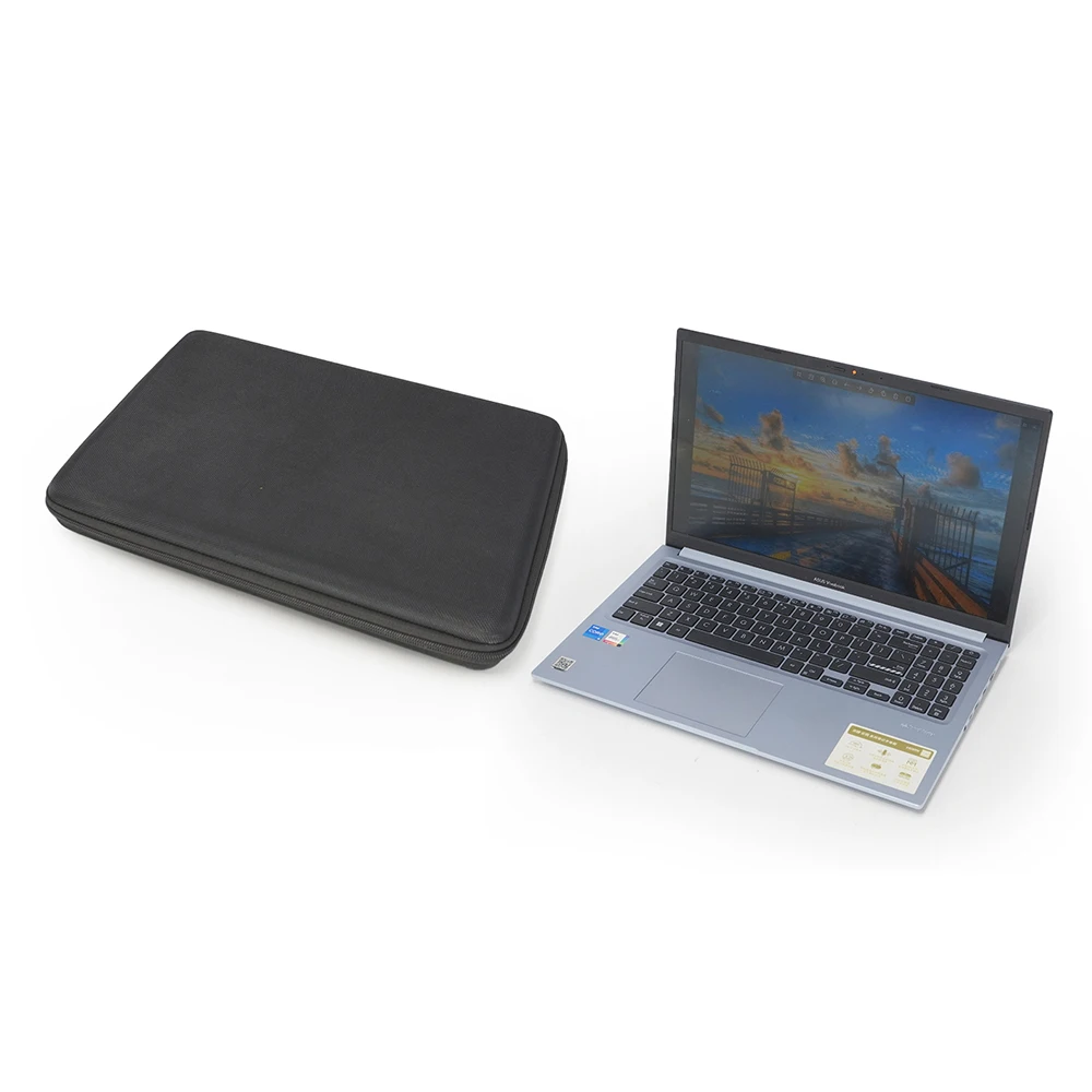 Factory customized EVA laptop bag  luggage compartment protective cover  hard case shockproof Laptop Sleeve for carrying hands