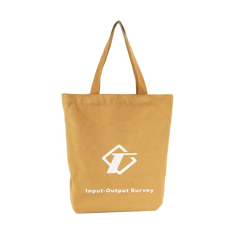 Byleading Logo Custom Printed Tote Bag Eco Friendly Cotton Canvas Foldable Shopping Bag
