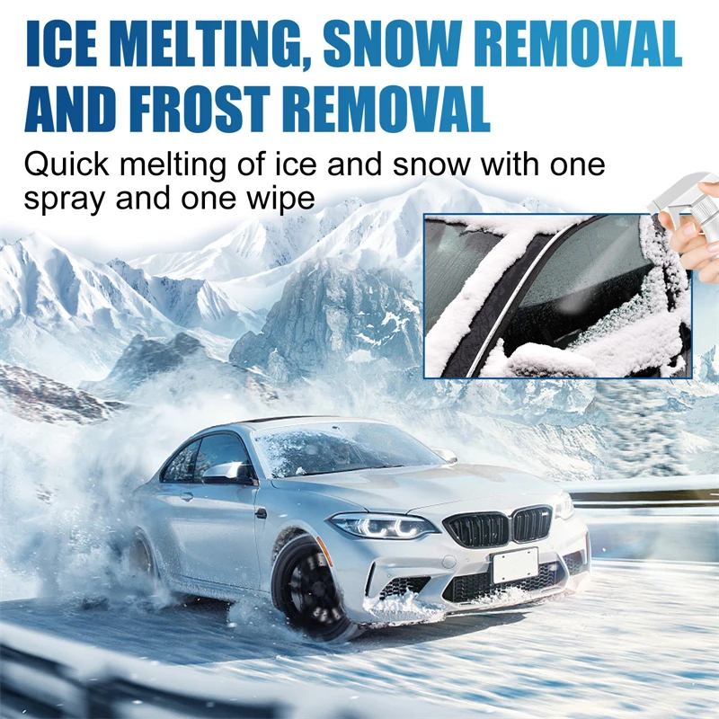 Rayhong 60ml deicing agent windshield snow window wiper freezing rearview mirror frosting treatment ice remover for car