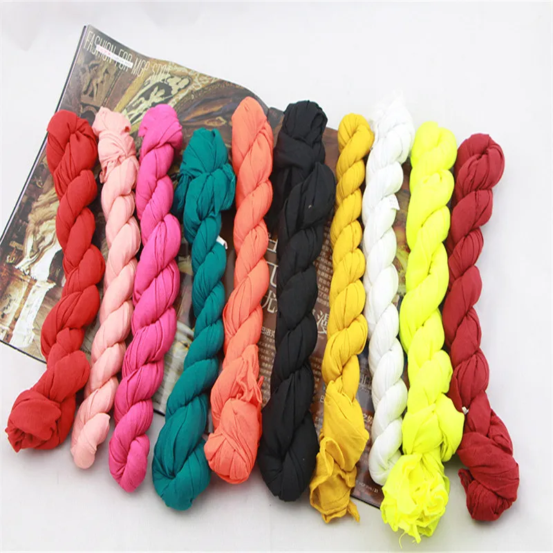 Hot New 1PC Ladies Long Voile Linen Thin Warm Winter Candy Color Shawl Women Soft Scarf