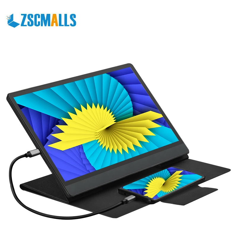 Wholesale P13A 13.3 inch 1080P+HDR IPS 178 Degree  full view Portable  FHD Monitor