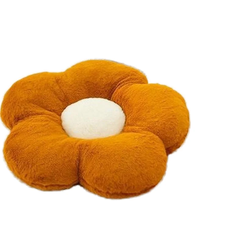 Hot Sale Bay Pink Unisex Plush Sunflower Pillow Cute 43 Doll with PP Cotton Filling Floral Cushion for Girly Room Decor