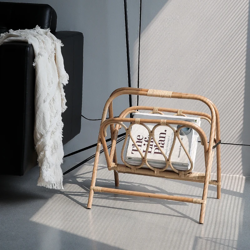 
Magazine display rack x shape fold wood magazine+racks bookshelf industrial commercial display stand 