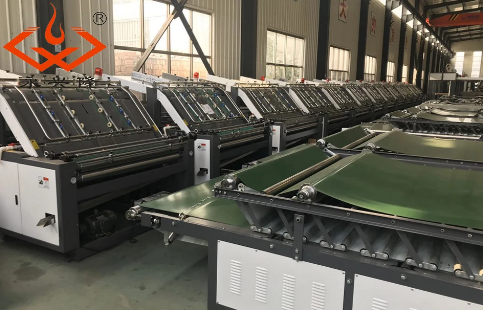 semi Automatic Flute Laminating Machine flute