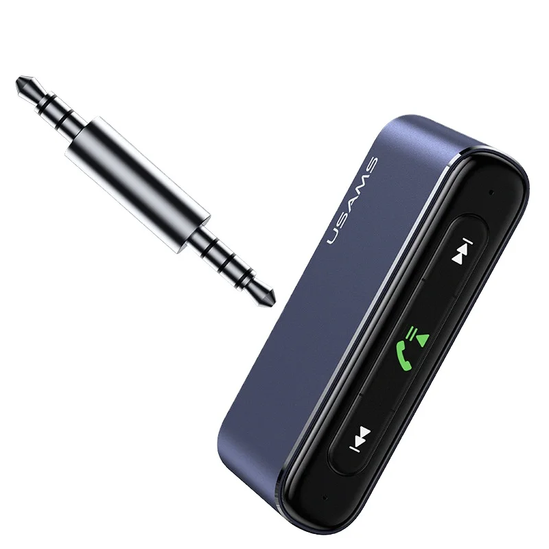 USAMS SJ519 Mini Audio Adapter Headphone Wireless AUX 3.5DC For Car Music Wireless Bluetooth Audio Receiver