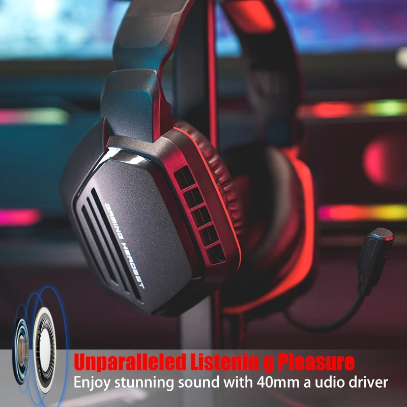 GX10 Microphone Headset Factory Eating Chicken Game Headset Computer Headphone