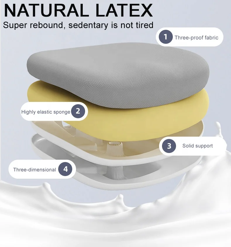 Armless Kid Study Chair Task Office Chair with Mesh Lumbar Support,Ergonomic Computer Chair No Arms,Adjustable Swivel H