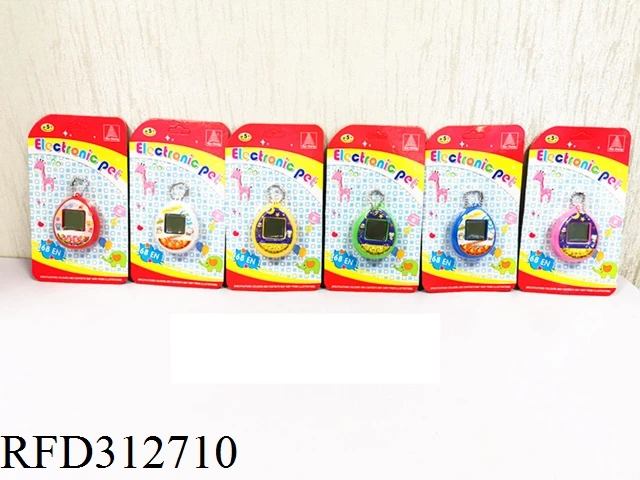 Новая популярная портативная электронная игра для домашних животных Keychanin Tamagotchi