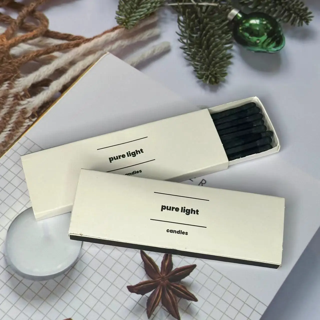 RSP Factory Promotes Direct Sale of Cheap Box Matches Private Customized Logo Labels Aromatherapy Candles Safety Matches