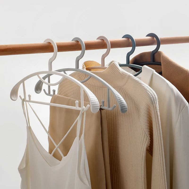 Multi Style Color Wide Shoulder Non Slip Hanger Cloth Hangers For Boutiques White Hanger