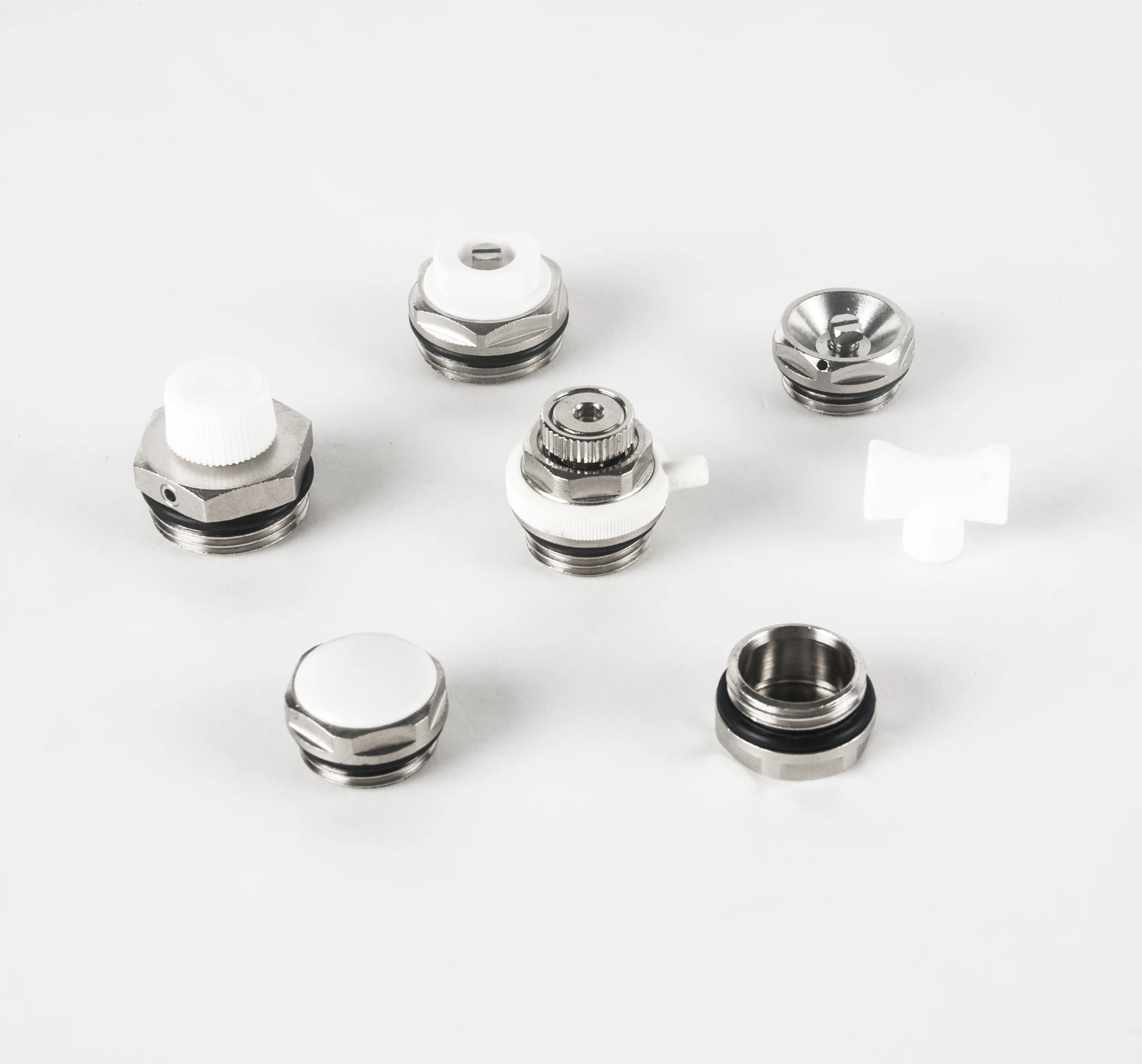 
HVAC systems Aluminum Heating Radiator Accessory Radiator Kits 7 in 1 Set 