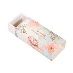 Custom  small rigid drawer box packaging slide package box fancy luxury for drawer jewelry packaging box with logo