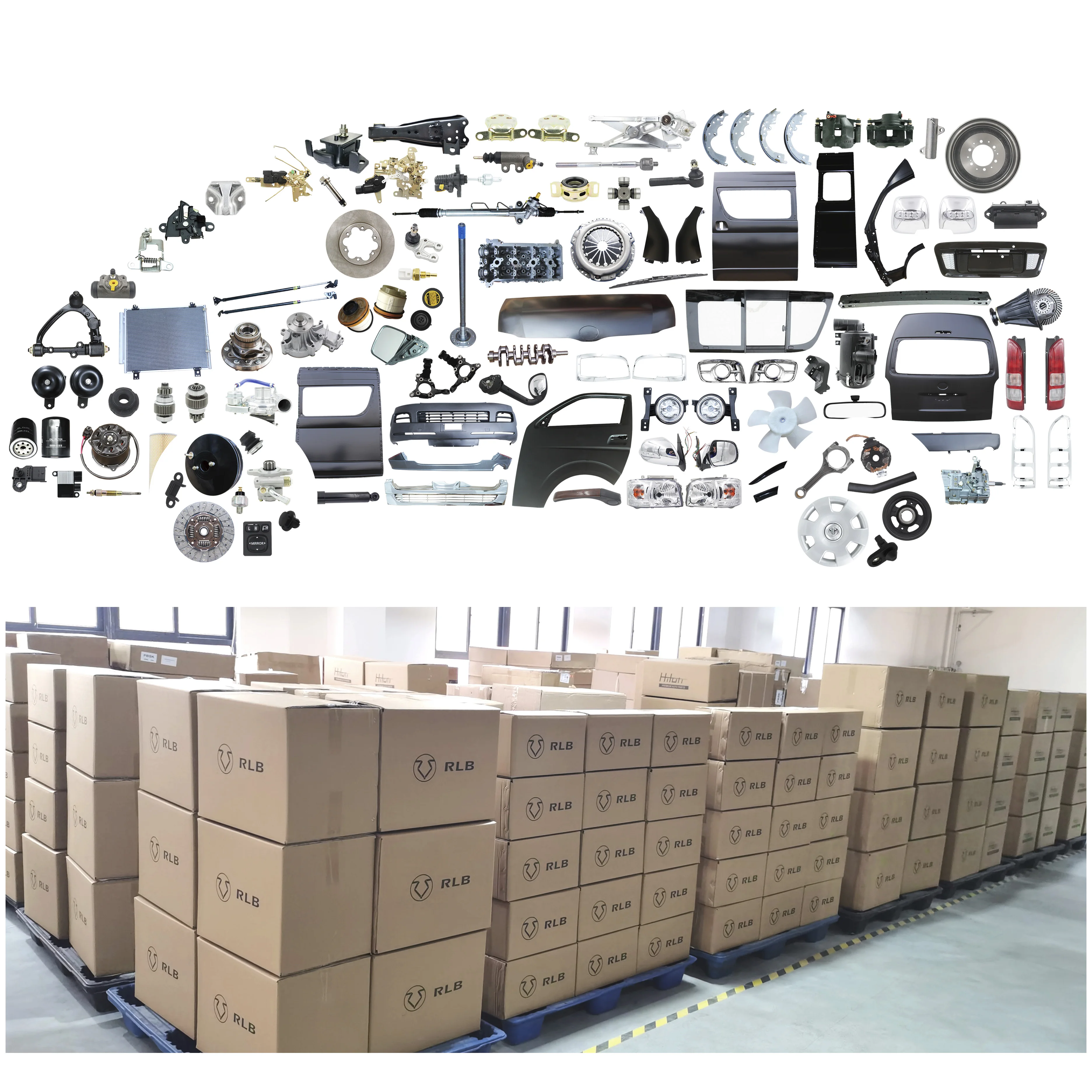 Forehead mirror cover used for Toyota hiace 2005-2018