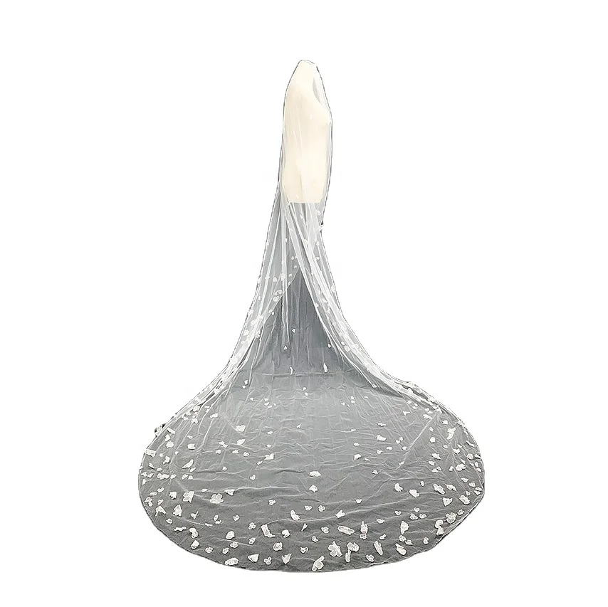 
Ivory white lace wedding headdress wedding headdress 