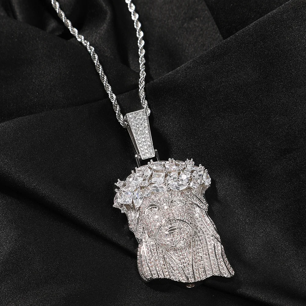 Customized Pharaoh Jesus Avatar Iced Out Real S925 Silver 9k 10k 14k 18k Gold Yellow White Moissanite Diamond Pendant