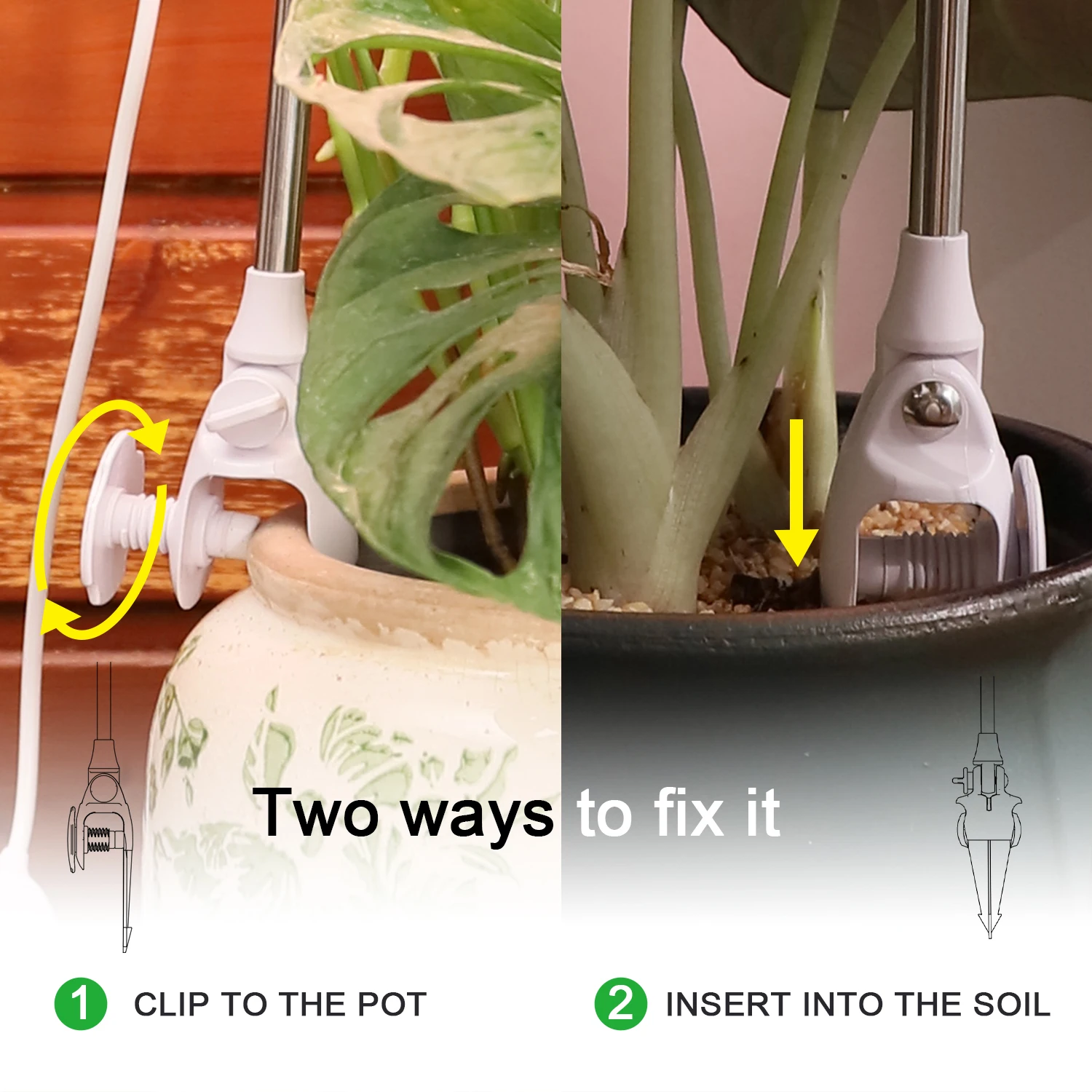 LED planter mate white indoor plant grow light intelligent home grower lamp Mini Smart Plant Pot Indoor