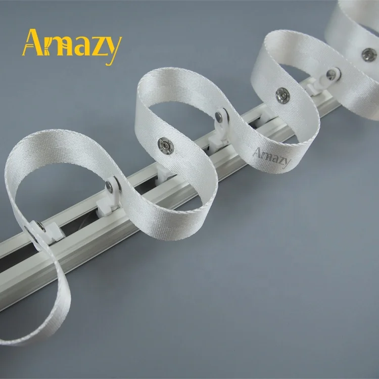 Modern Wall Mounted S-Type Rod S Wave Rail Ripple Fold Curtain Tape Safe Wave Curtain Tape
