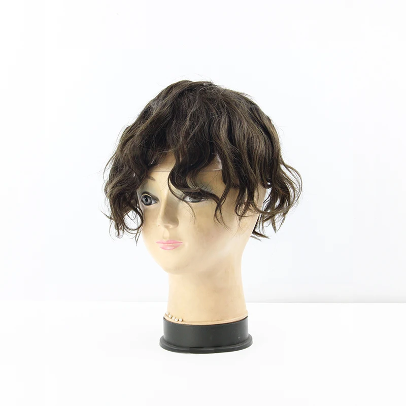 YICI Super Thin Skin V-Looped Pu Stock Mens Human Hair Men Toupee