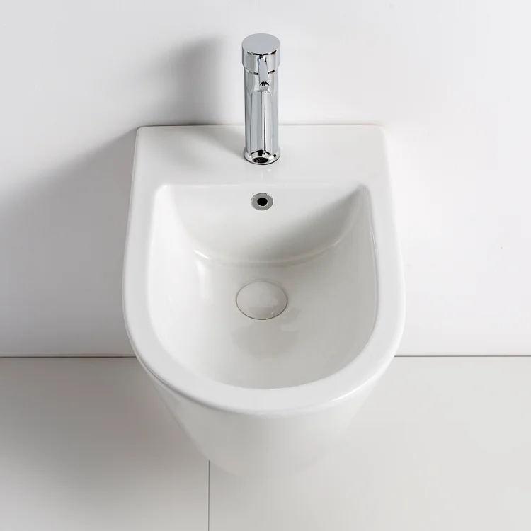 European Modern Ceramic Hanging bidet Luxury Sanitary Ware Wc Mounted Bowl Bidet
