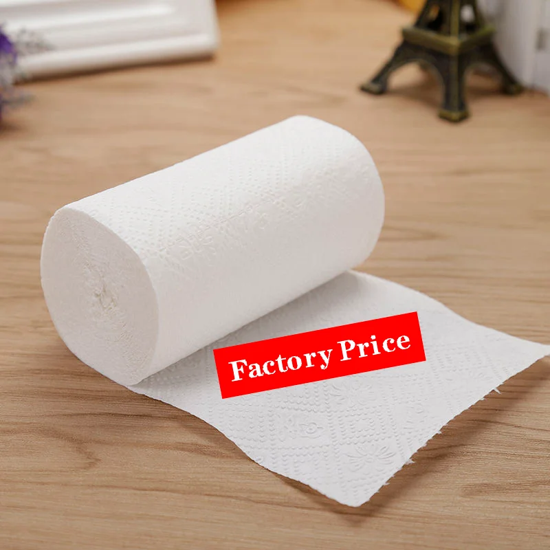 4 Ply C Fold Paper Tissues Ultra Soft Toilet Paper Household Paper Towel Rolls Wood Pulp For Home Bathroom Hotel Public Places