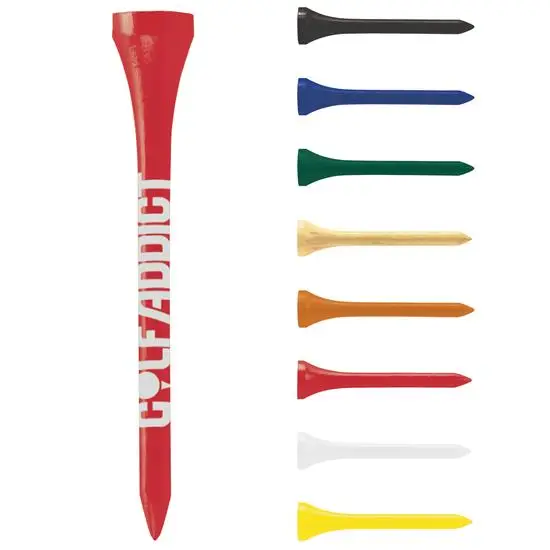 Custom Hot Sale Cheap Strong Wooden Golf Tees