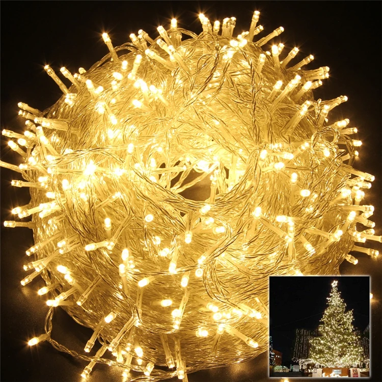 Warm White 400 LED 50M Fairy String Lights Christmas Tree Xmas Party Wedding