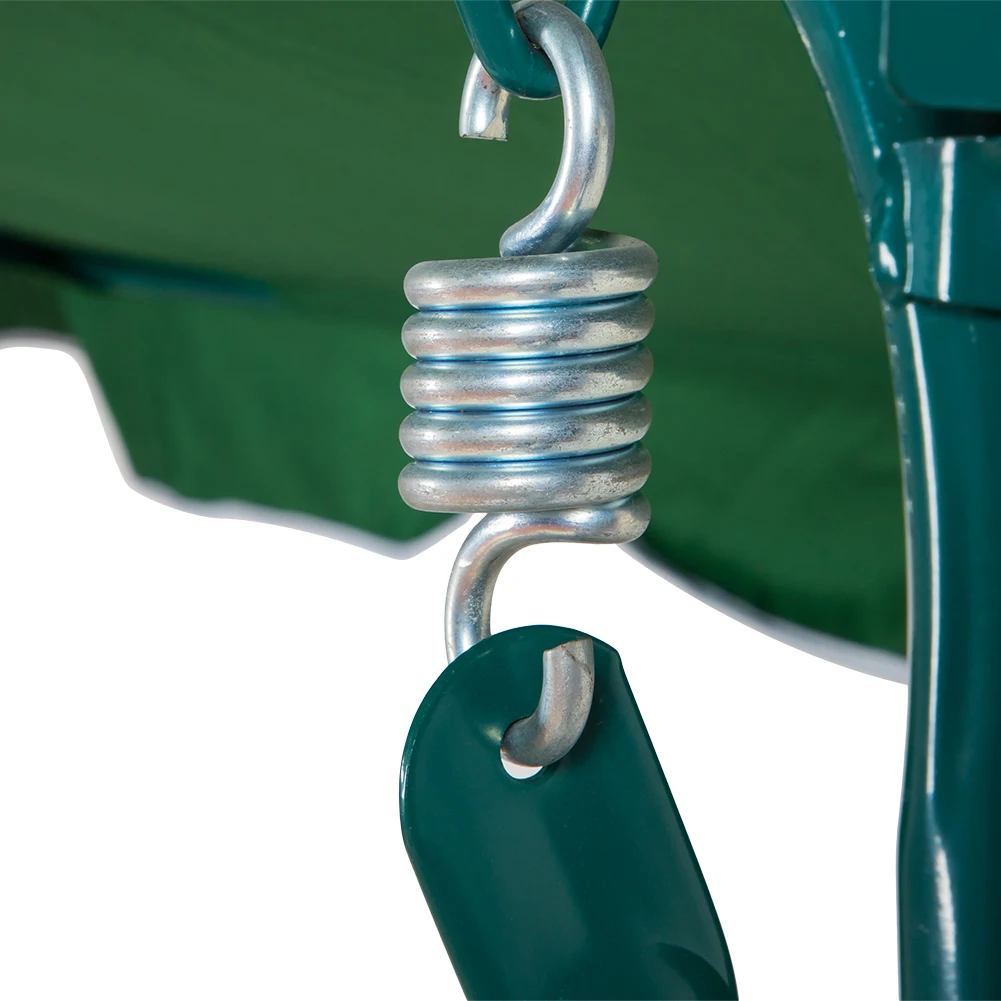 3-seat Outdoor Swing Bed Garden Chair Patio Canopy Swing Chair