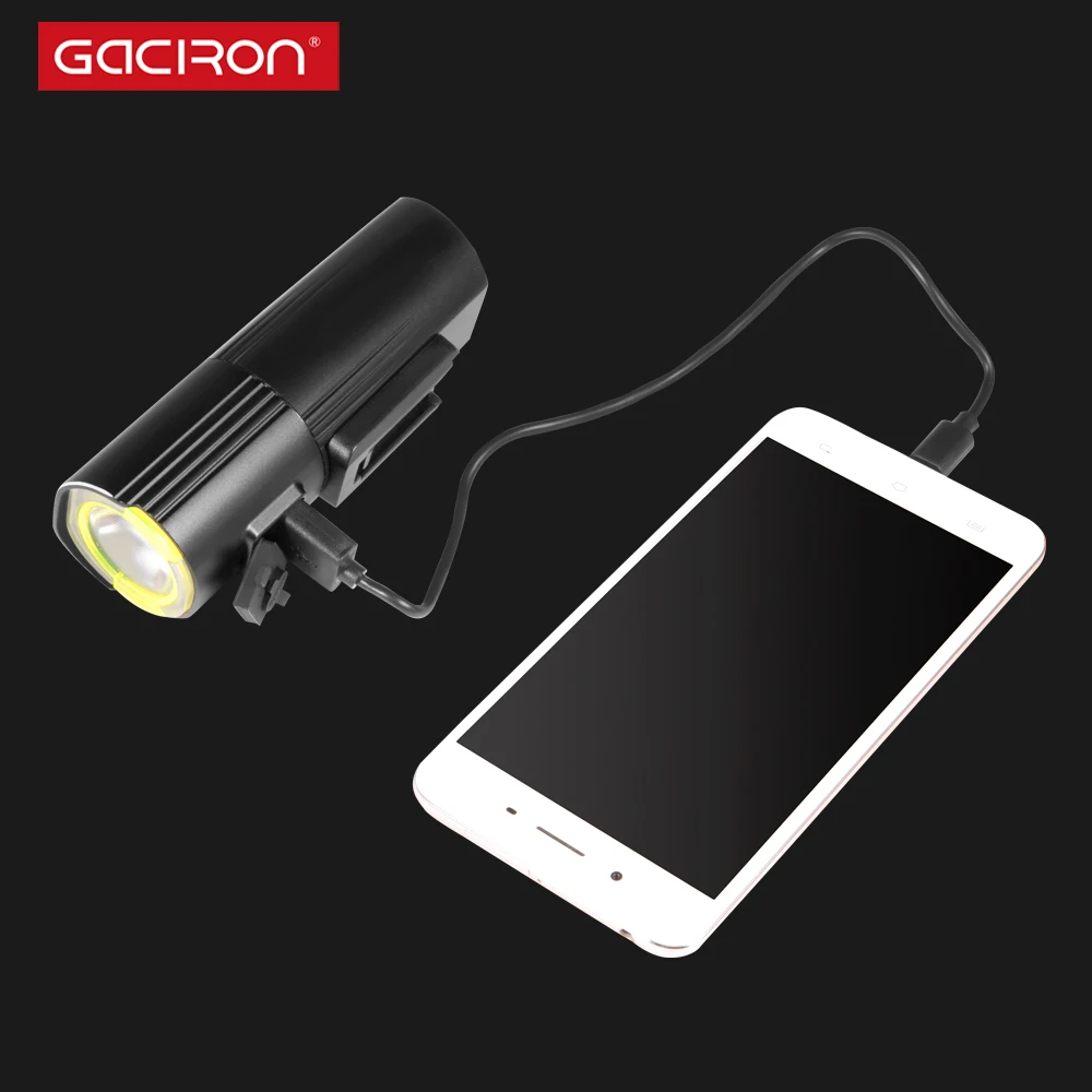 Gaciron bicycle USB rechargeable bike Headlights Waterproof 1260LM bicycle front light Cycling Equipment