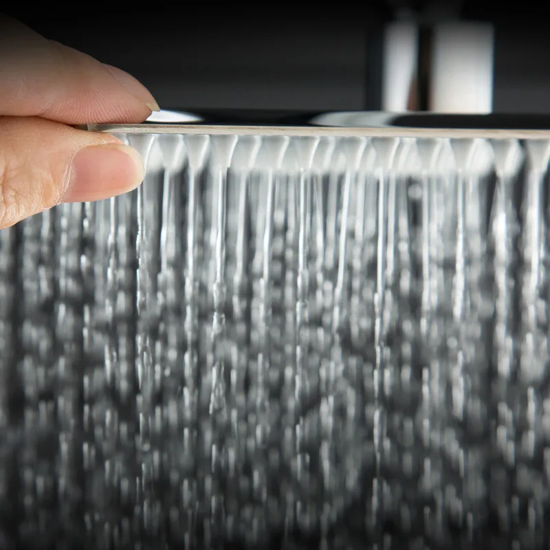 Wholesale price 6 8 10 12 inch shower round top shower set bathroom 304 stainless steel top head shower