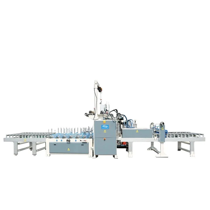 Multi-Function Woodworking Machine 1300 PUR Paper PVC Film And Panel Laminating And Wrapping Machine For Making Door Panel