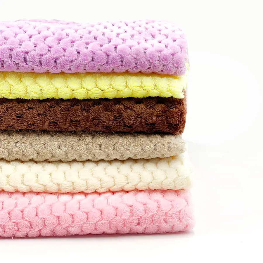 2021 new small square merbau kwi plush check jacquard sherpa faux fur toy and hometextile blankets fabrics