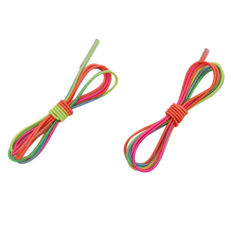Weiou Manufacturer 50-200CM Length Custom Design Round Elastic Bungee Cord Shoelaces For Jjordans And 700s Shoes