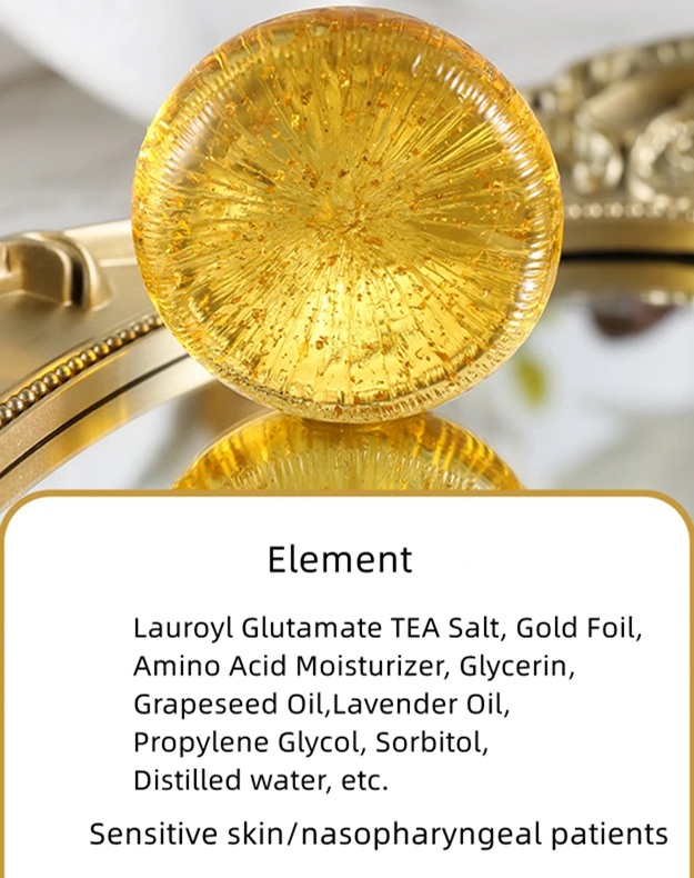 Face Oil Control Whitening Kojic Acid essential oil Toilet Soap Natural Honey 24k Handmade Bath bar Soap for Face & Body