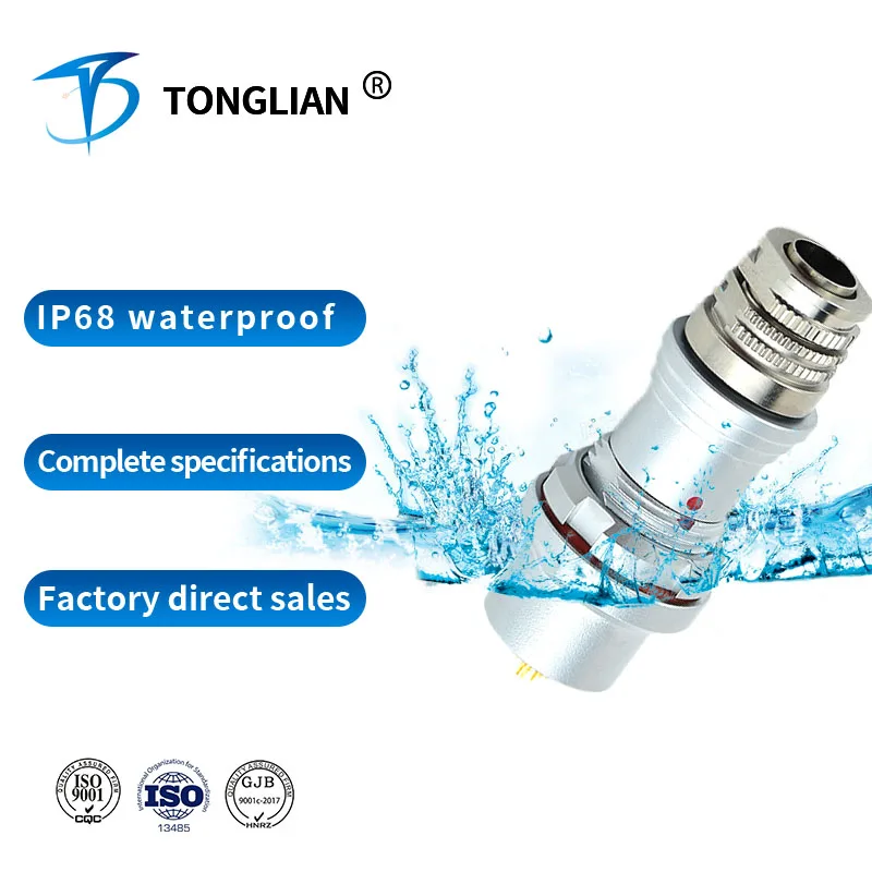 TT F S3 Custom IP68 waterproof 2 4 6 8 12 Pin Male female Self-locking Connector Plug socket connectors fittings Factory