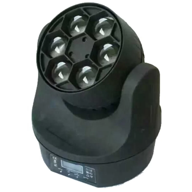 Dj lights  RGBW 4in1 6*12W  bee eye led moving head light